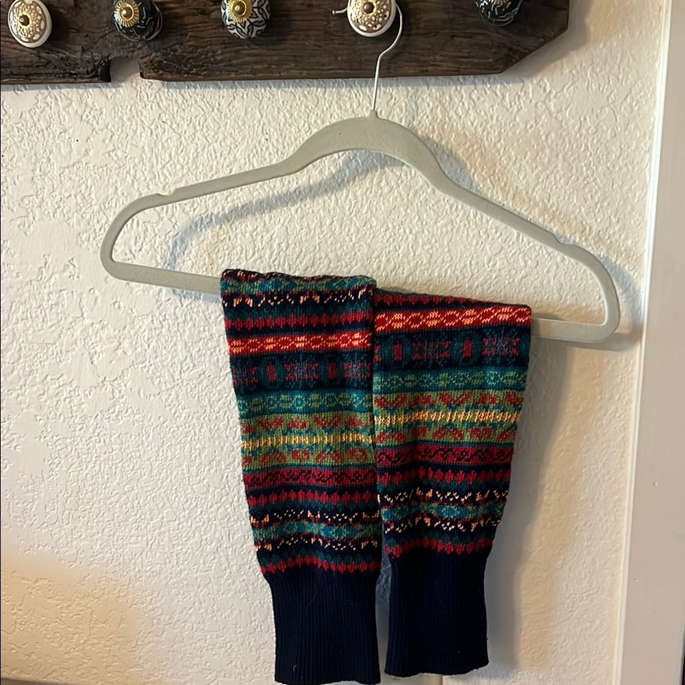 Colorful Knit Leg Warmers